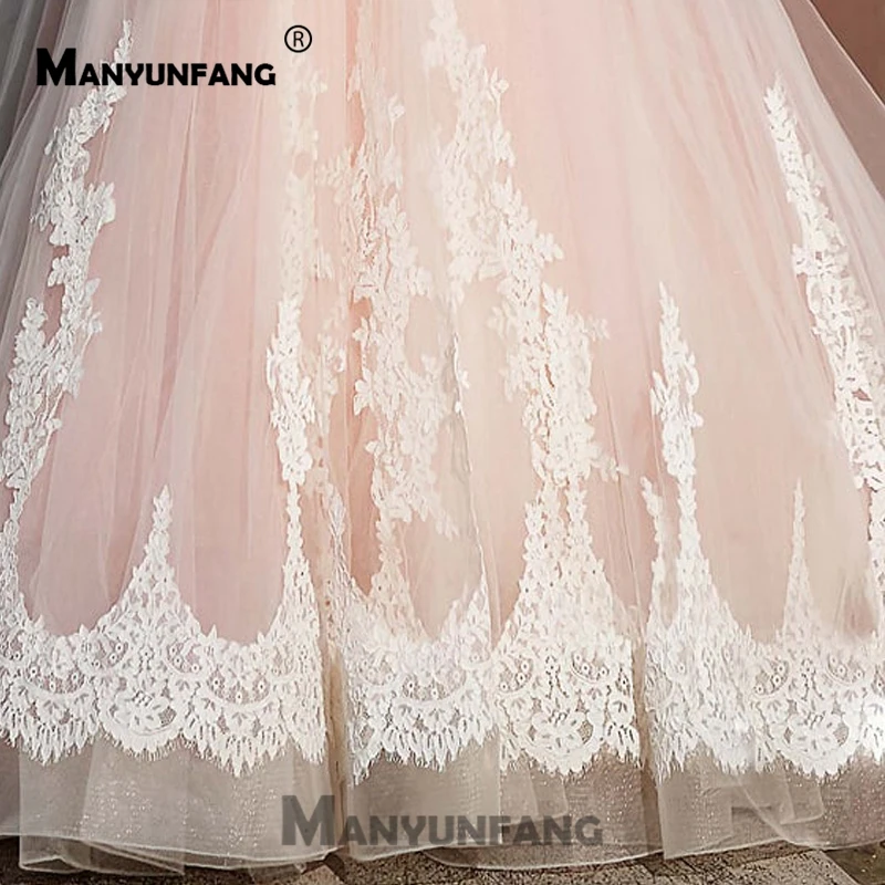 

Sexy Chapel Train Long Vestidos De Novia Lace Up Cap Sleeves Lace Applique A Line Beach Wedding Dress Real Photo Wedding Gown