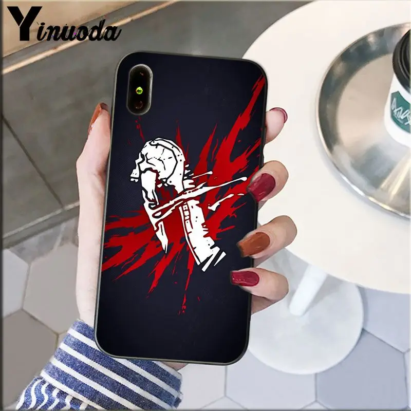 Мягкий силиконовый черный чехол Yinuoda для iPhone 5 5Sx 6 7 7plus 8 8Plus X XS MAX XR|Бамперы| |