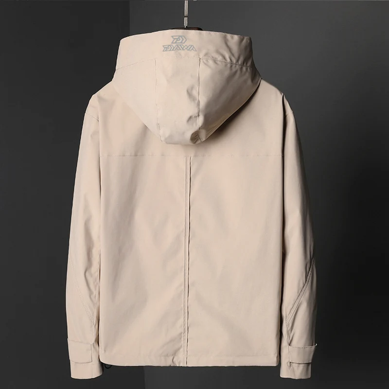 Ветровка DAIWA для рыбалки Спортивная кофта большого размера с капюшоном ветровка