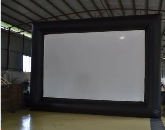 Высокая прочность огнезащитные ПВХ брезент надувной Экран|screen inflatable|screen movie |