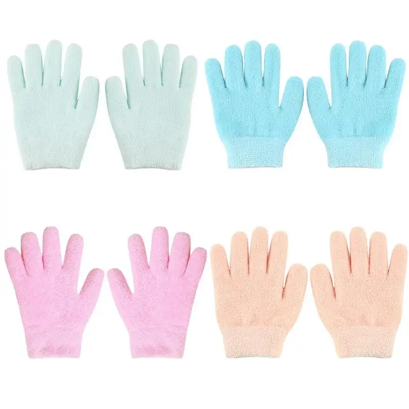 1 пара многоразовых гелевых увлажняющих носков перчатки маска для рук