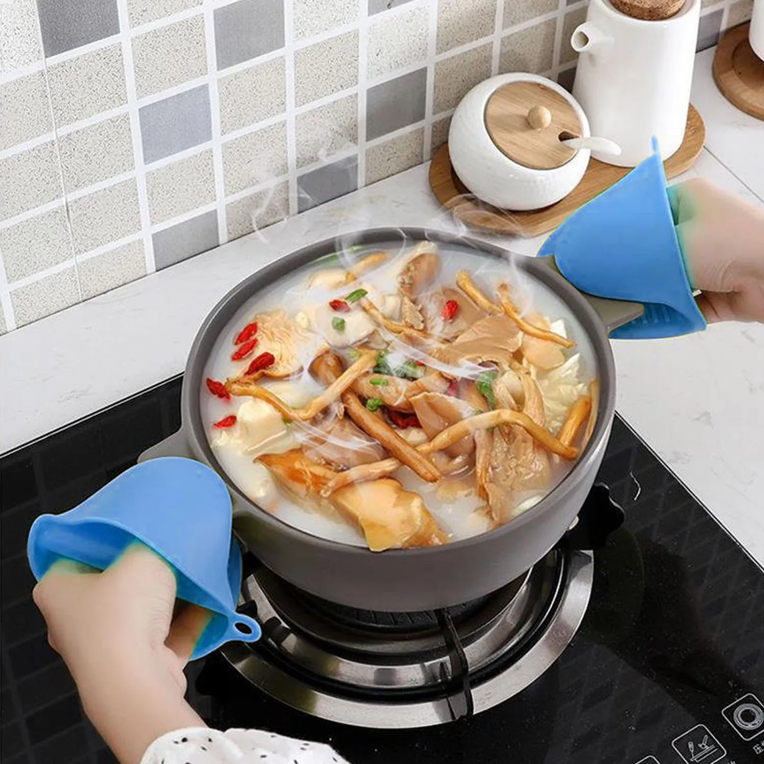 Behogar силиконовый чехол с защитой от ожогов анти Лидер продаж Нескользящие