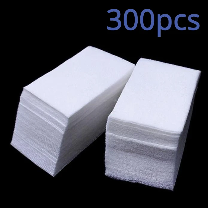 300 pcs Yayoge 300/900 шт хлопковые салфетки для ногтей, средство для удаления лака для ногтей, очищающее средство для удаления ворса, бумажный коврик для дизайна ногтей, советы для снятия замачивания, для маникюра, хлопок - Цвет: 300 pcs