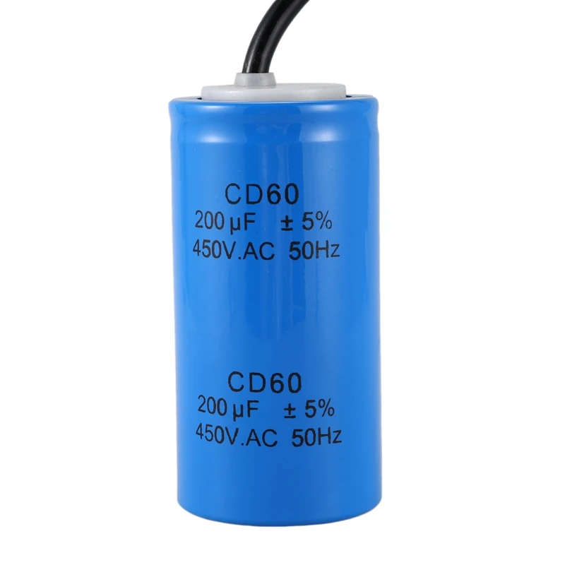 Cd60 200 мкФ 250V Ac пусковой конденсатор для тяжелых электродвигателей воздушный