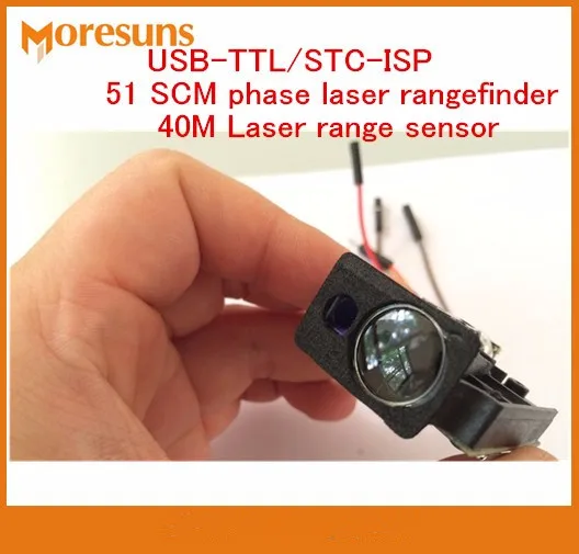 Быстрая USB-TTL/STC-ISP 51 SCM фаза последовательный порт выход лазерный дальномер модуль/40 м+-2 мм Лазерный диапазон модуль датчика