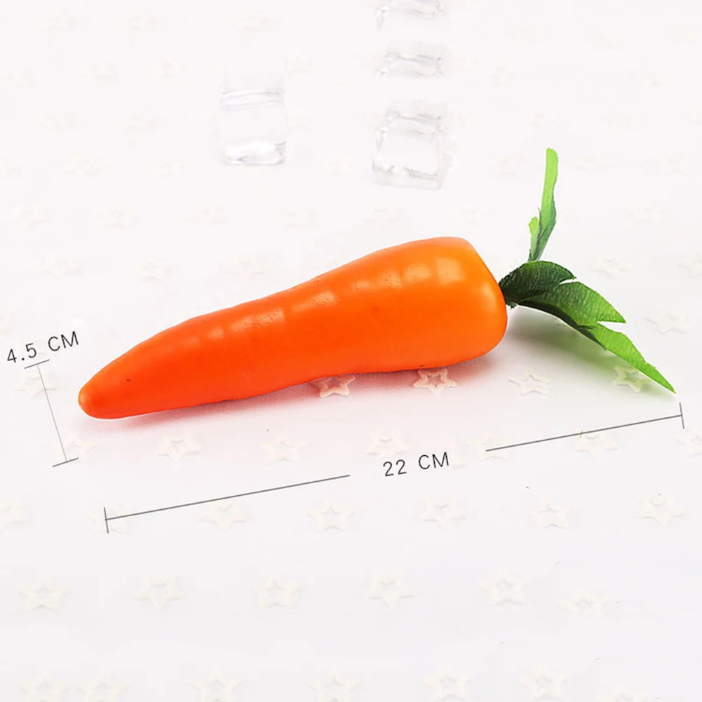 1 шт. морковь Мини искусственная пластиковая пена фрукты и овощи ягоды магазин