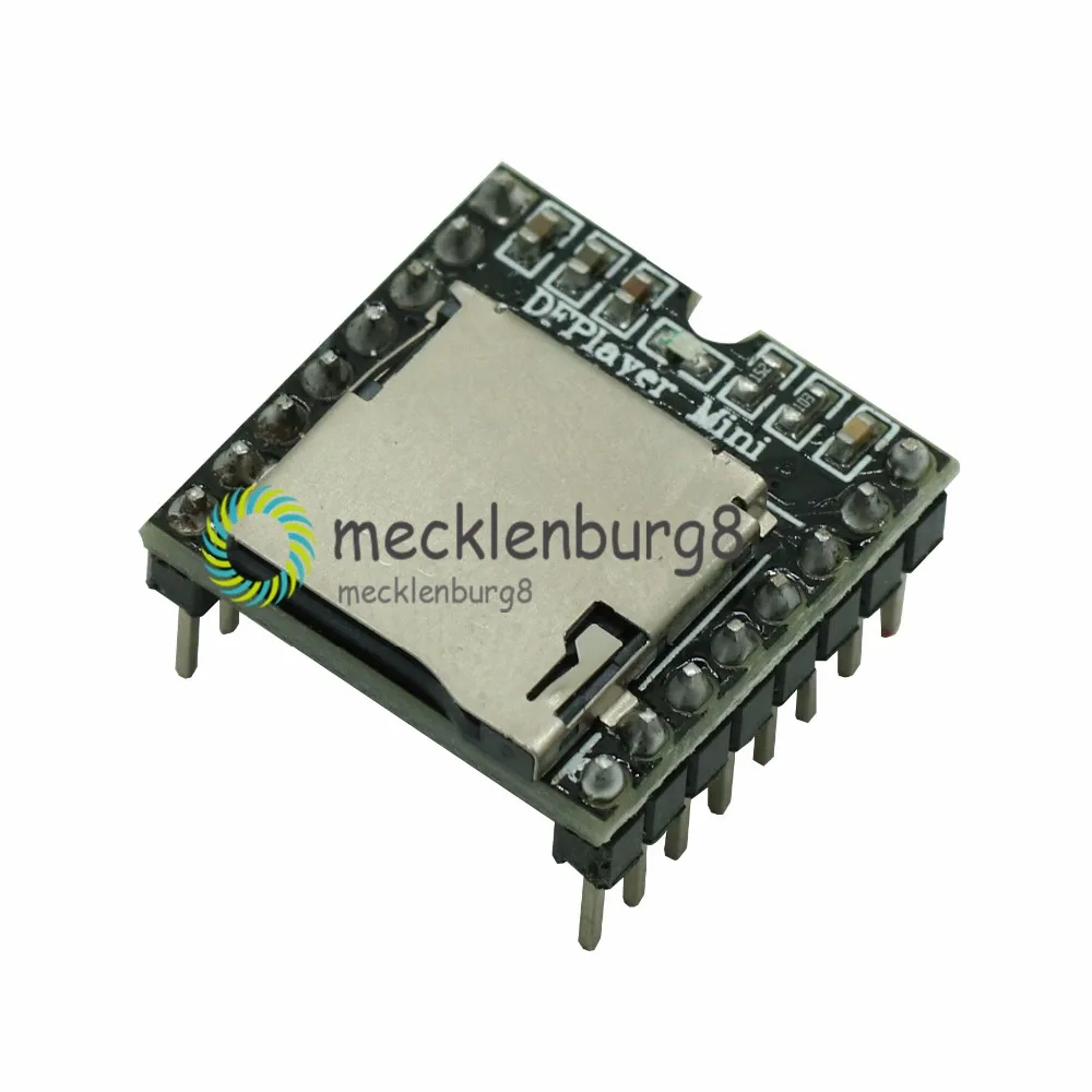 5 шт./лот DFPlayer модуль мини MP3 плеера плата декодирования голоса для Arduino поддержка
