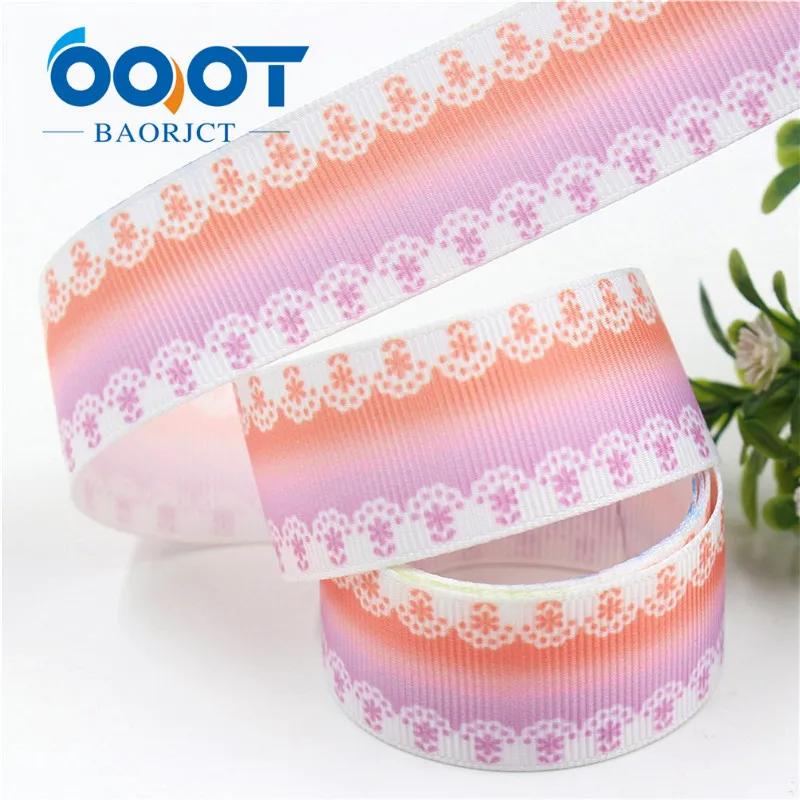 I-19603-1371 OOOT BAORJCT I-19603-1370, 25 мм 10 ярдов геометрические термотрансферные печатные корсажные ленты, ленты ремесла, лук кепки DIY аксессуары - Цвет: I-19603-1371