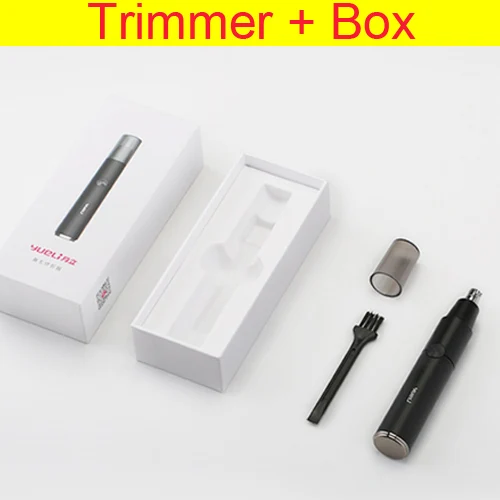 Xiaomi Yueli, электрический триммер для волос в носу, вращается на 360 градусов, бритва для волос в носу, клипер, Безопасный Очиститель, инструмент для мужчин и женщин, H30 - Цвет: With Box