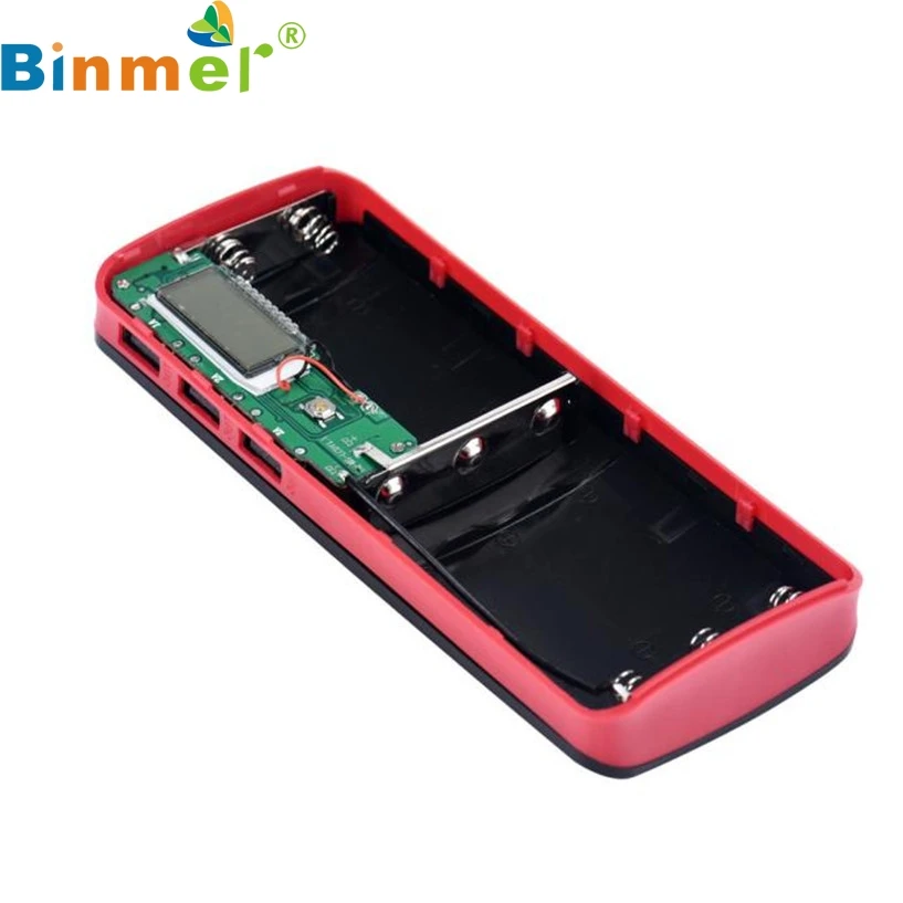 Binmer Новый Mecall 3 Порты usb 5V 2A 5x18650 Мощность банк Батарея коробка Зарядное устройство
