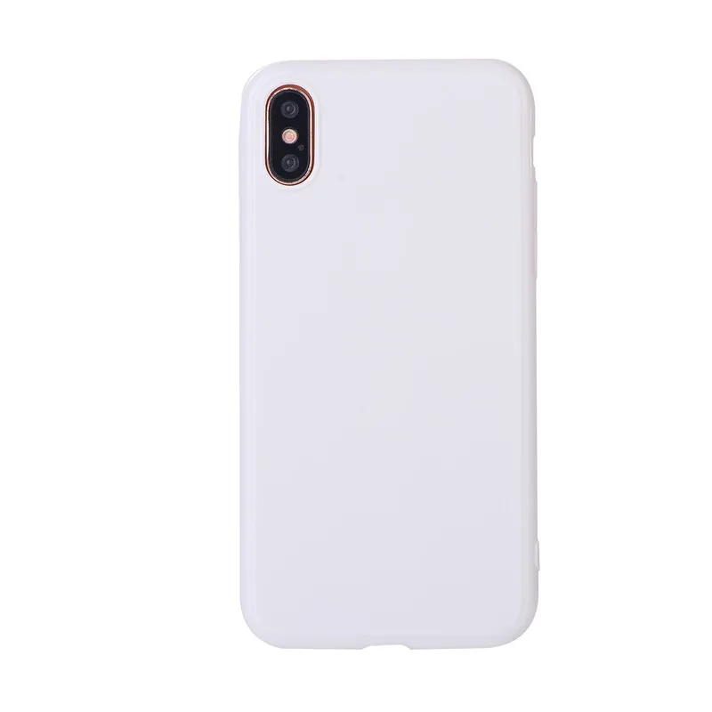 white ТПУ карамельного цвета силиконовый однотонный Желейный чехол для iPhone 11 Pro Max Мягкий ТПУ чехол для 5C 6 7 8Plus 5 5S SE 6Plus X XS чехол для Max XR - Цвет: white