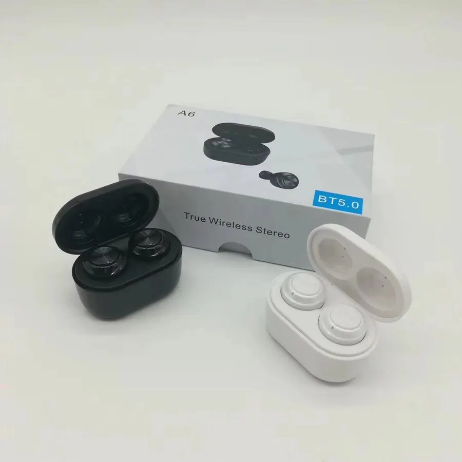 Наушники-вкладыши TWS с 5 0 мини Беспроводной Bluetooth наушники микрофоном зарядным