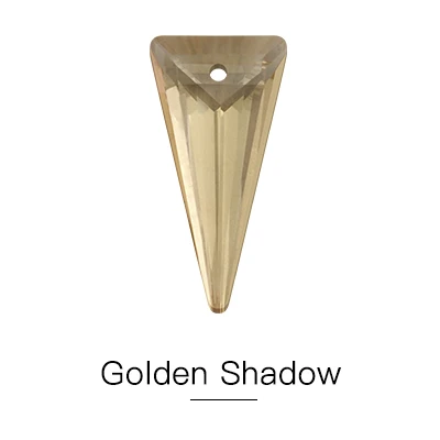 Golden Shadow Стразы, серьги с кристаллами для женщин, висячие серьги, модная серьга, трендовая Одежда и аксессуары, свадебные ювелирные изделия - Цвет: Golden Shadow