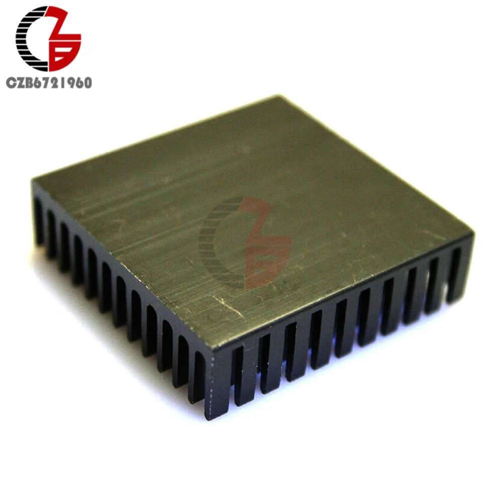 Алюминиевый радиатор охлаждения 40x40x11 мм светодиодный чип памяти IC транзистор