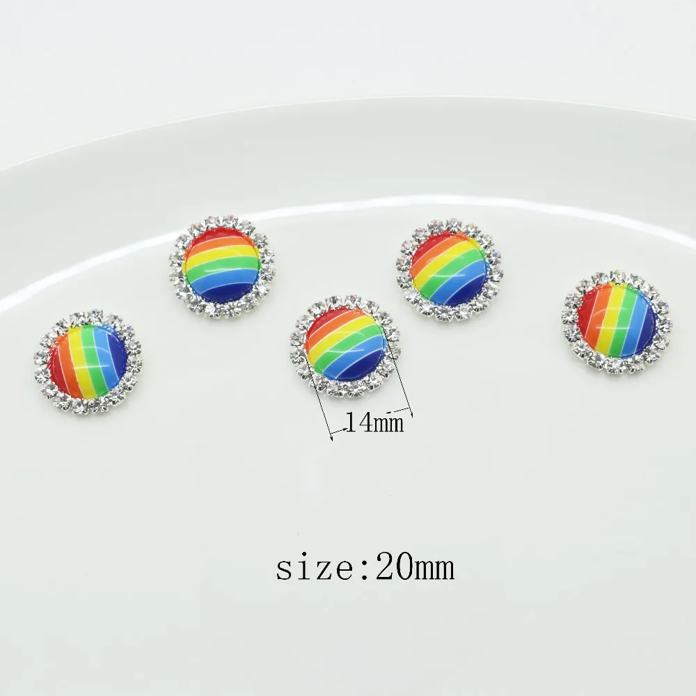 Оригинальные Акриловые стразы на кнопках для волос 10 шт. аксессуары свадьбы