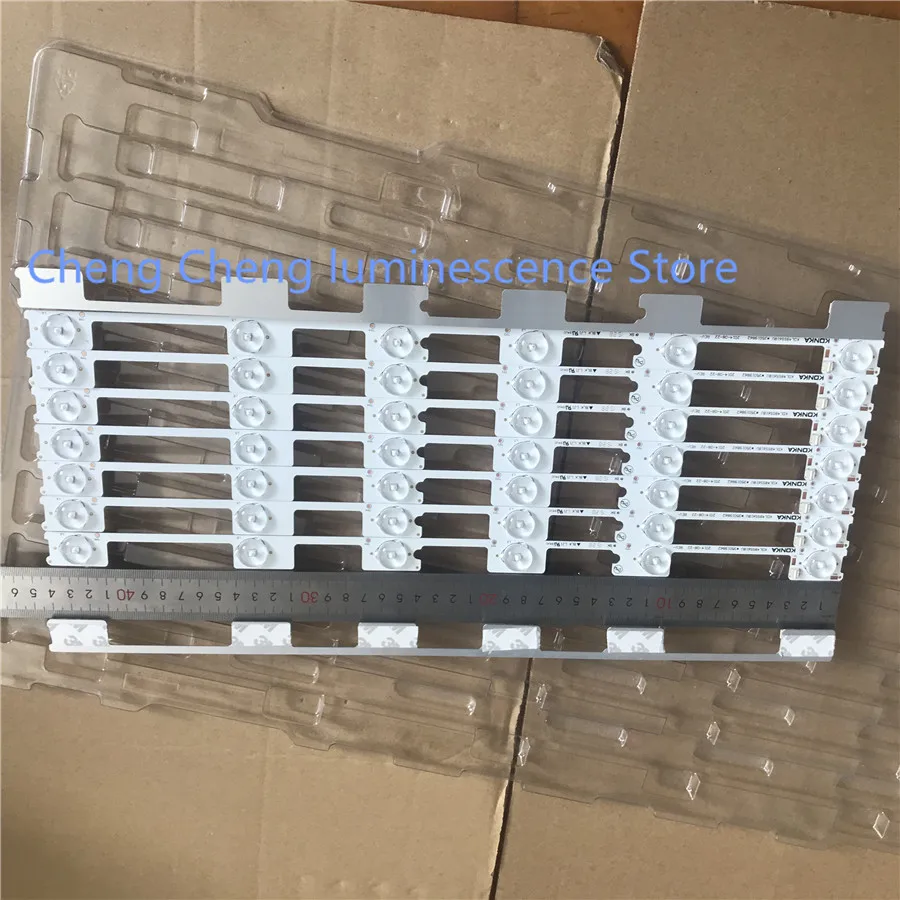 12 шт./лот светодиодная подсветка для бара полосы для KONKA KDL48JT618A KDL48SS618U 35018540 35018539 6 светодиодный S(6 V) 442 мм