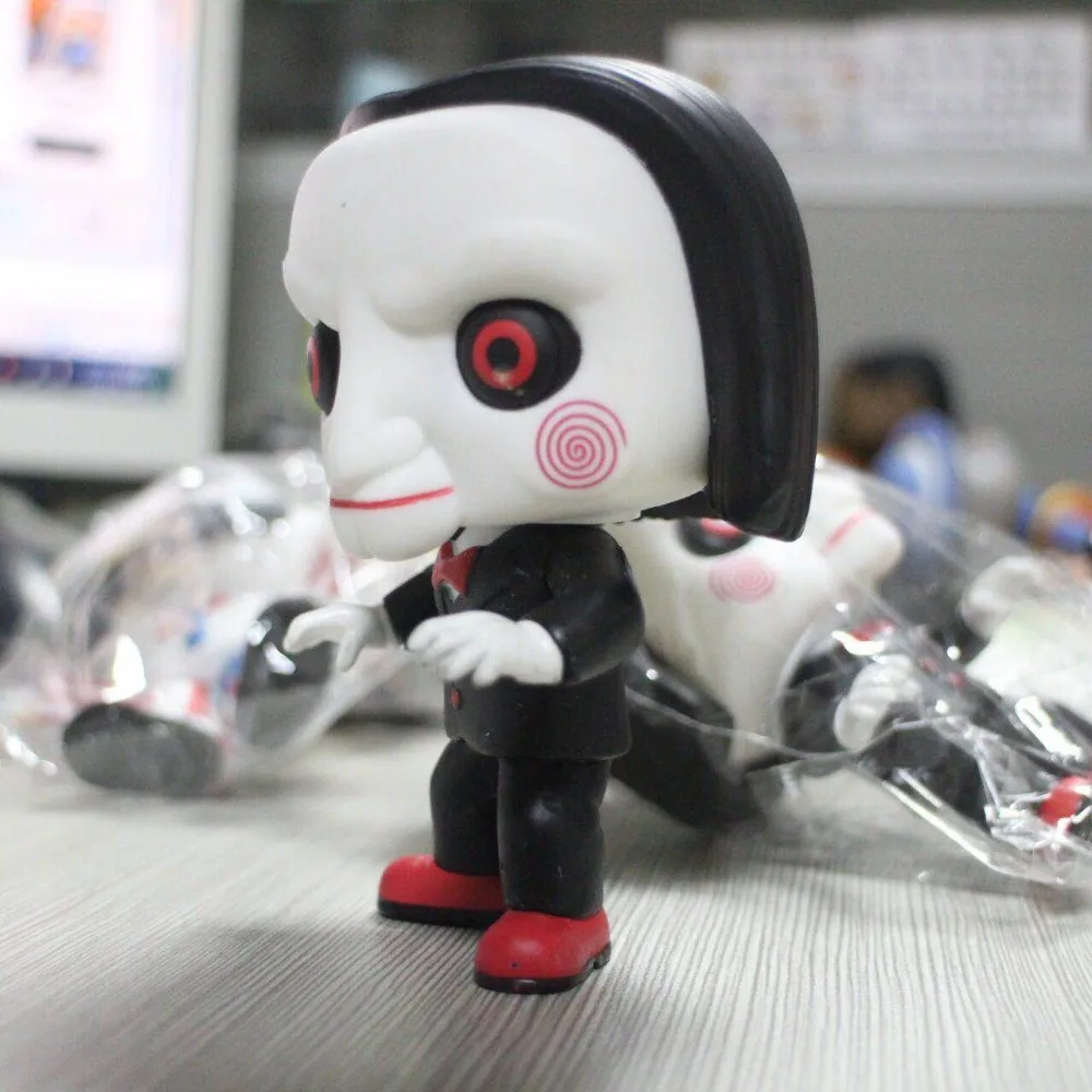 Неидеальный Funko Pop! Фильм ужасов Saw-BILLY свободная Игрушка Фигурка декоративная модель игрушка дешевая цена без коробки