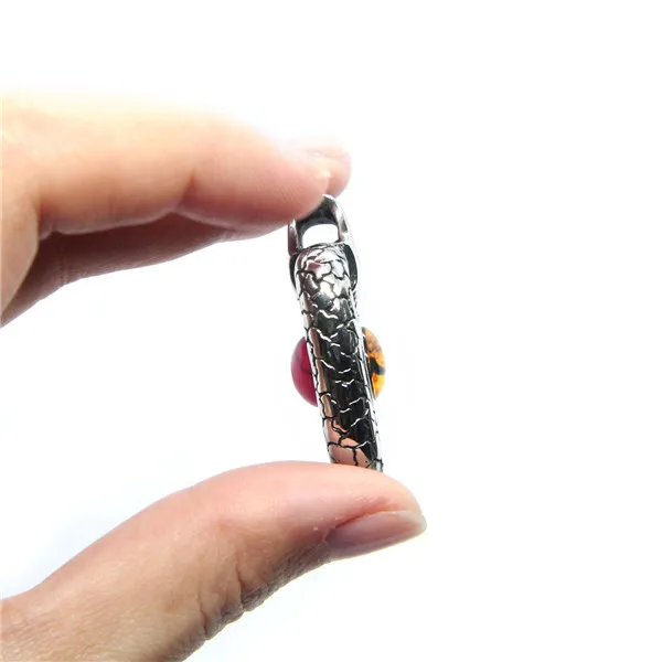 Yellow &amp Red Eyeball Pendant 316 Stainless Steel Fashion New | Украшения и аксессуары