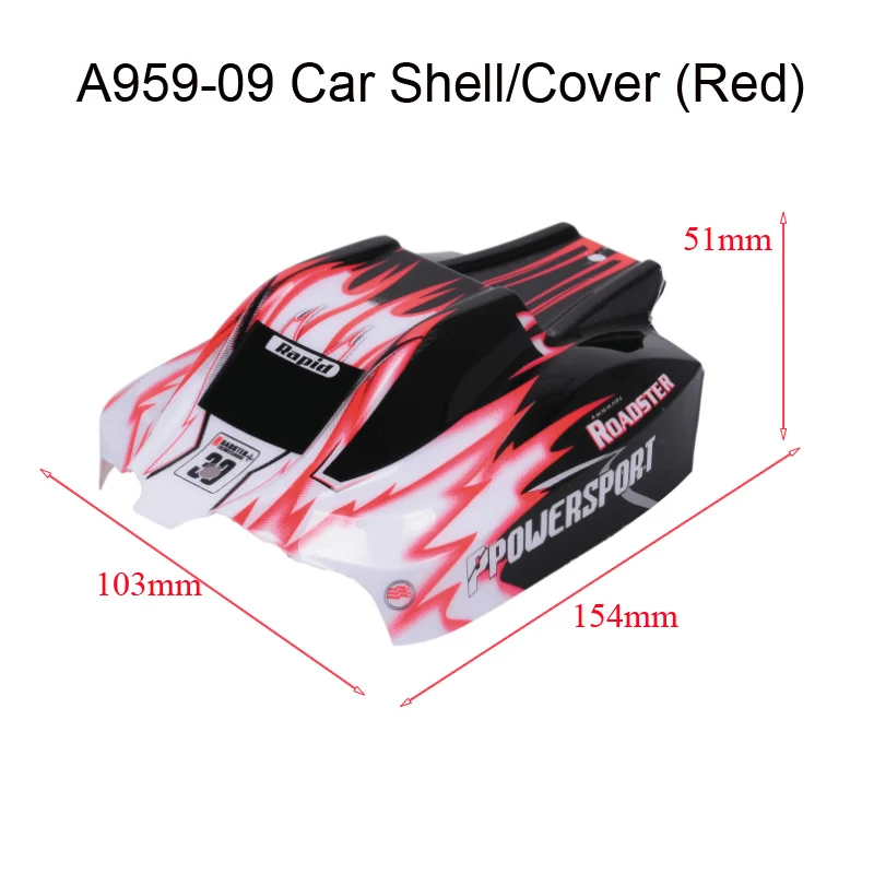 Оригинальный WLtoys 1:18 RC автомобиль запасные Запчасти A949/A959/A959 B/A969 B аксессуары A959 01
