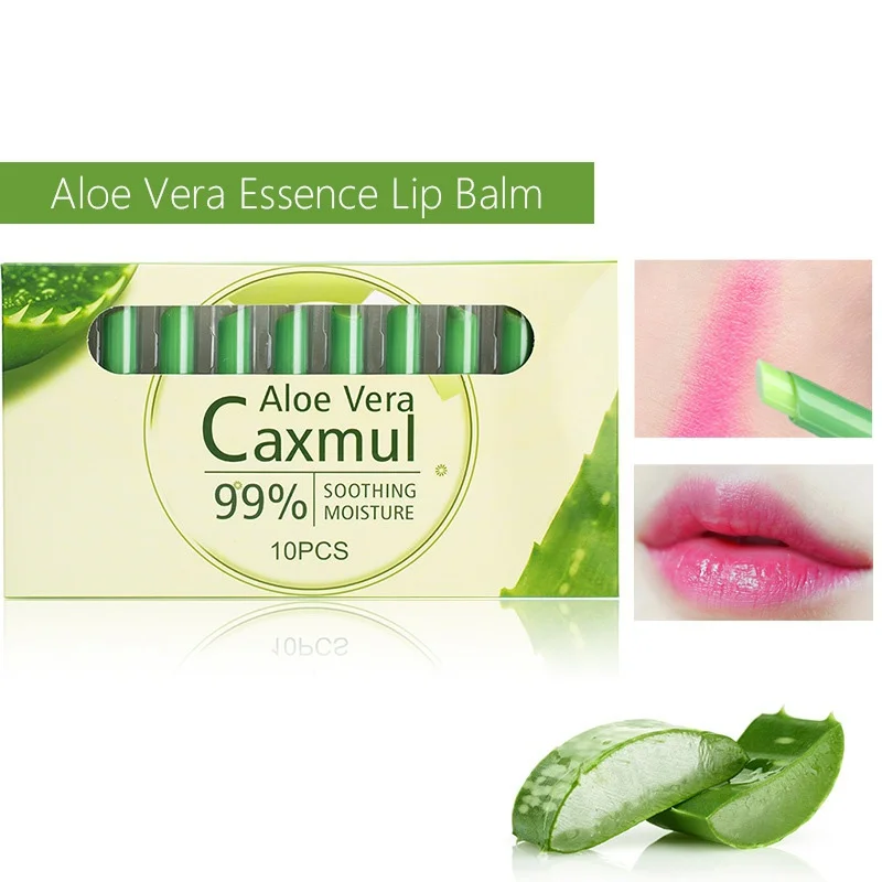 10 шт набор помады алоэ вера меняющая температуру помада стойкая водостойкая