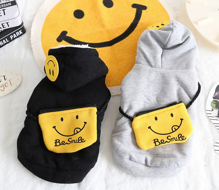Smile Hat Карманный зимний теплый свитер для собаки жилет рубашка Толстовки для собак одежда из Йоркшира Одежда для кошек собак Одежда для питомца, щенка