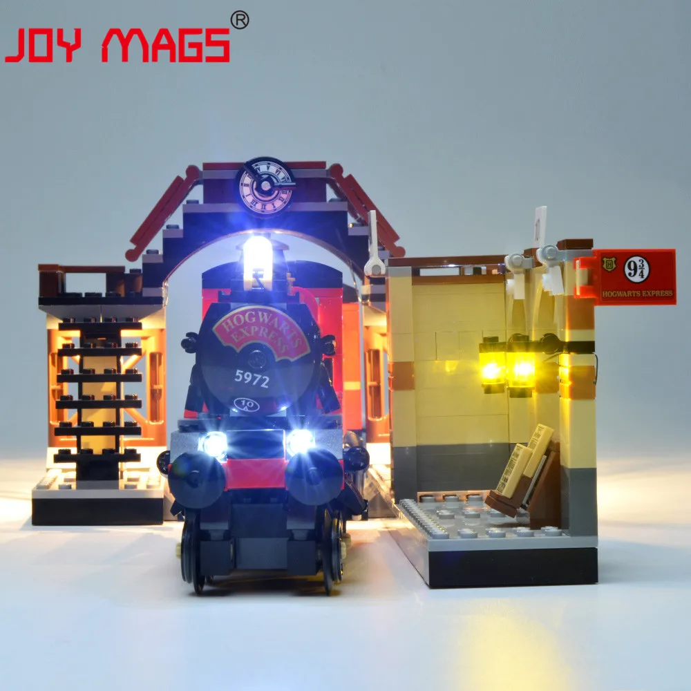 JOY MAGS светодиодный светильник для 75955 hogwart's Express светильник ing набор игрушек совместим с моделью 16055