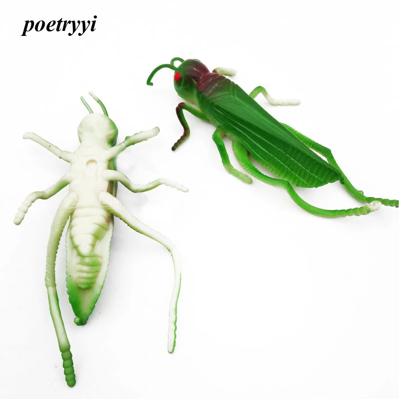 

POETRYYI 11.5cm 26g Green Grasshopper insects Fishing Lures Flying Wobbler Lure Rubber bait Lifelike Artificial baits Pesca30