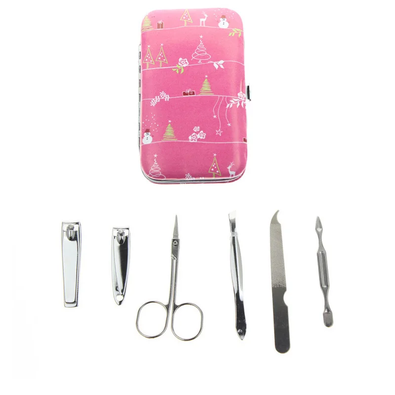 

6Pcs/Set 5 Different Kinds Fast Shipping Manicura Manucure Best Quality Manicure Set Include Nail Scissor Nail Clipper