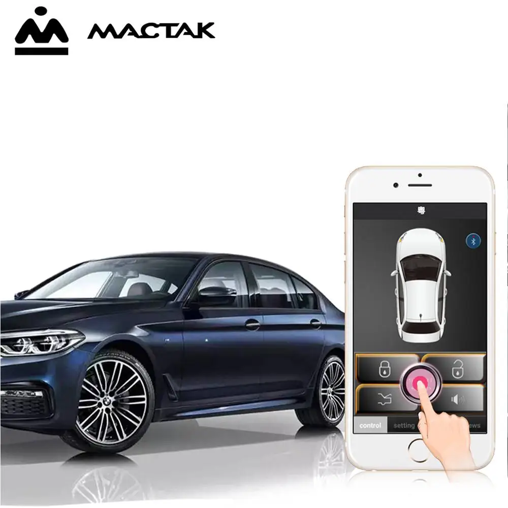 Смартфон управление Автосигнализация система комплект умный пассивный Авто Центральный замок двери автомобиля без ключа кнопка дистанционного управления 966A