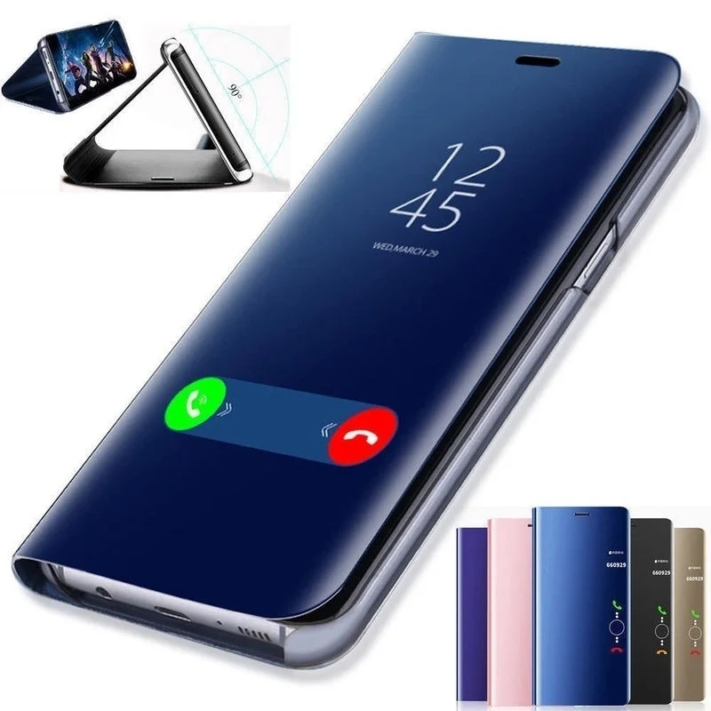 Умный зеркальный флип-чехол для телефона iPhone 7 8 Plus X XS XR прозрачный Max 6 5 6S |