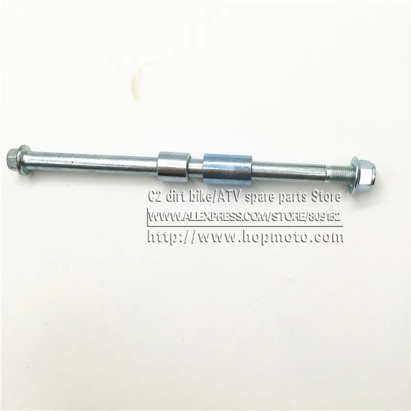 Dirt Pit Bike Wheel Axle M12 * 230 мм для барабанов тормозных дисков втулок болты 10 дюймов 12