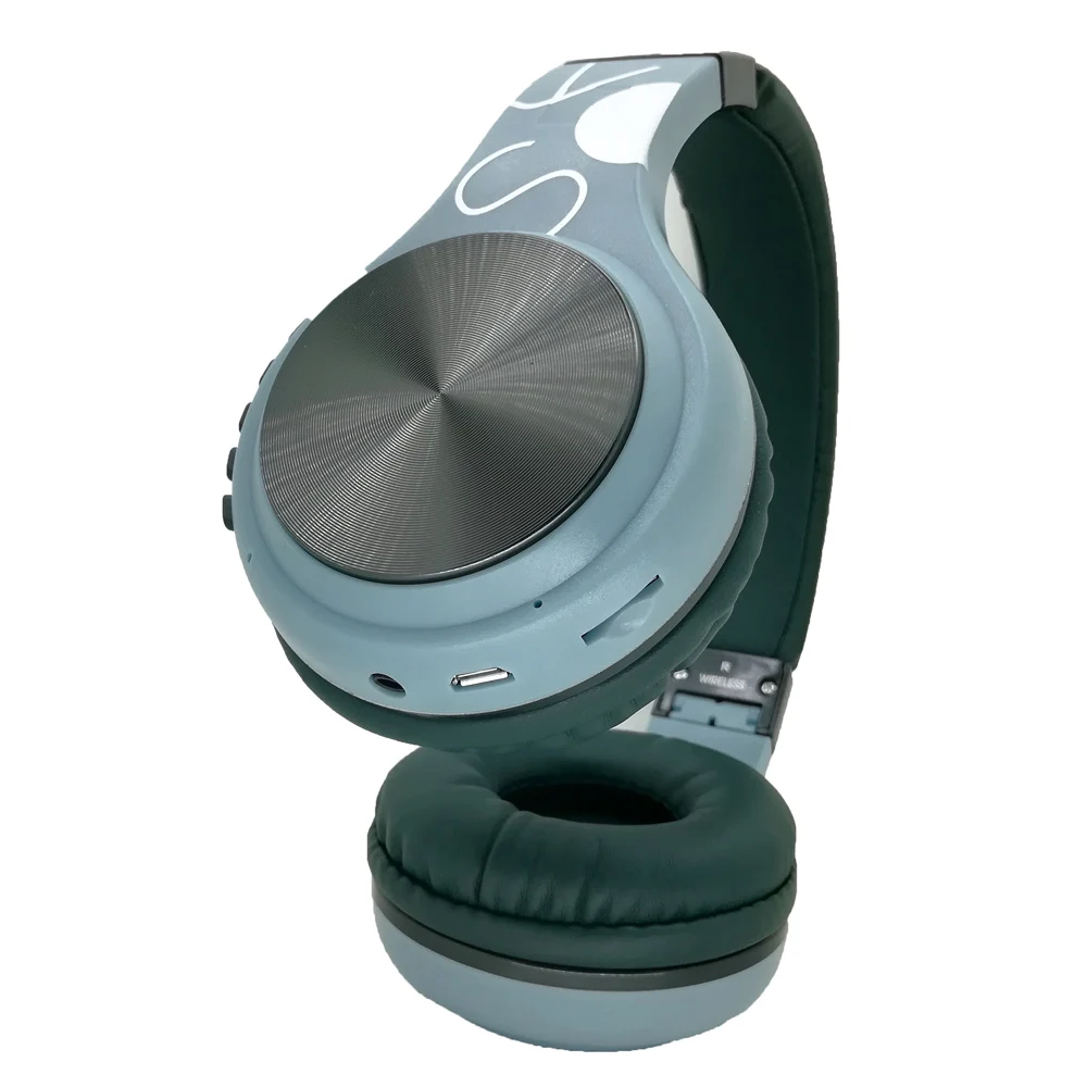 ECHILI Bluetooth наушники MP3 плеер складная гарнитура карта с 3 5 мм AUX кабель для