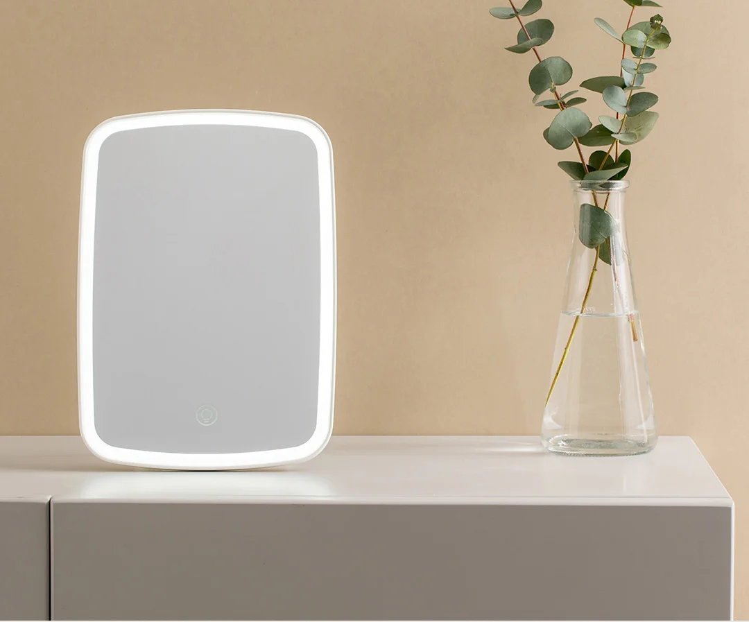 Xiaomi Mijia youpin Настольный светодиодный зеркало для макияжа с сенсорным управлением светодиодный светильник с регулируемым углом заряда