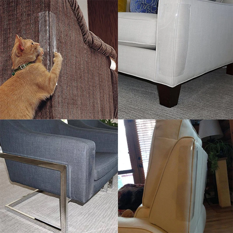 2 шт./компл. защита от кошачьих когтей на диван бесконтактные самоклеящиеся