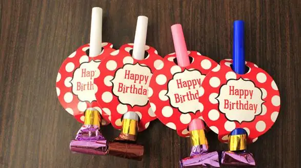 День рождения вечеринка свисток выдувание труба для детей Noice makerToys Детские