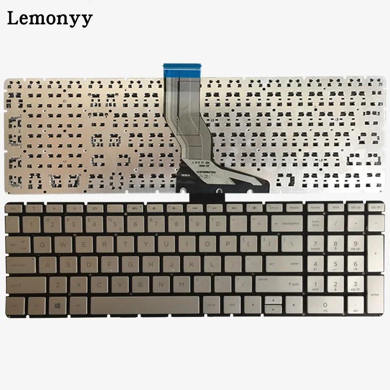 Клавиатура для ноутбука США для hp 15T 15Z 15-BR-BS-BU-BW 250 255 256 G6 L03442-001 AP2040001C1 TPN-C129 C130 Крышка для Упор для рук без touc hp ad - Цвет: Белый