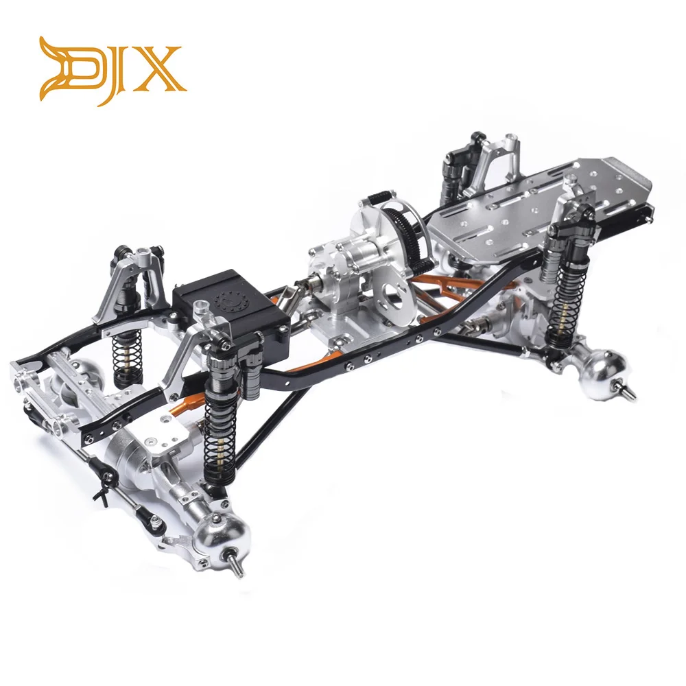 CNC алюминиевый Металл 313 мм Колесная база корпус рамы для RC автомобиля 1/10 осевой
