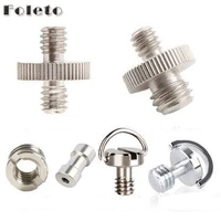 foleto 14 to 38 thread screw mount adapter tripod plate screw eb mount for camera flash tripod light stand male to female