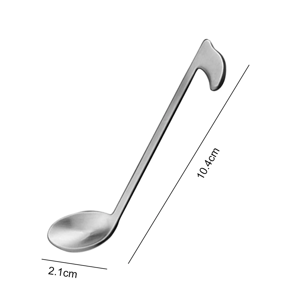 Мини десерт из нержавеющей стали в виде музыкальных нот|coffee spoon|spoon cocktailcoffee tea spoon |