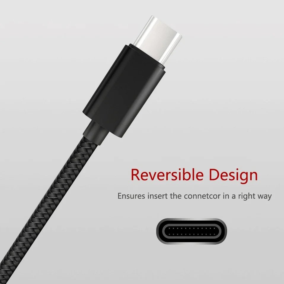 2A Тип usb C кабель для Xiaomi Redmi Note 7 mi9 USB samsung S9 плюс провод быстрого заряда USB-C