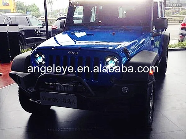Для Jeep Wrangler 2007-2015 год светодиодный налобный фонарь с линзы проектора Bi Xenon для Porsche