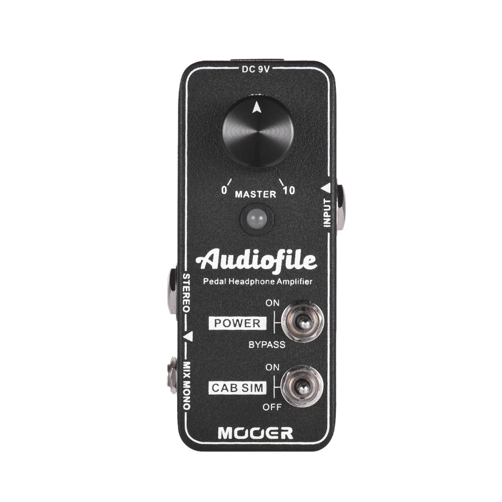 

MOOER Audiofile Headphone Amplifier Effect Pedal Built-in Analog Speaker Cabinet Simulation True Bypass Full Metal Shell