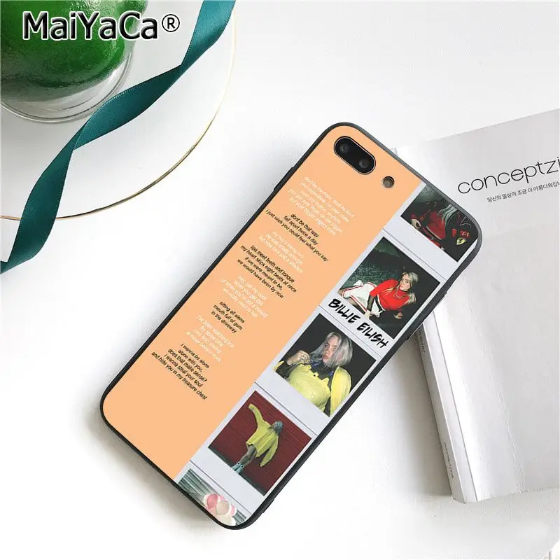 A13 Чехол для телефона MaiYaCa Music Singer Star Billie Eilish для iphone 11 Pro 11Pro Max 8 7 6 6S Plus X XS MAX 5 5S SE XR - Цвет: A13