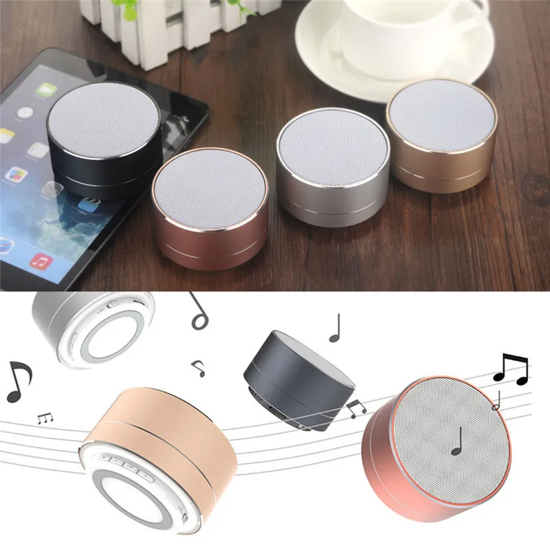 Портативный светодио дный легкого металла беспроводной Bluetooth Динамик стерео