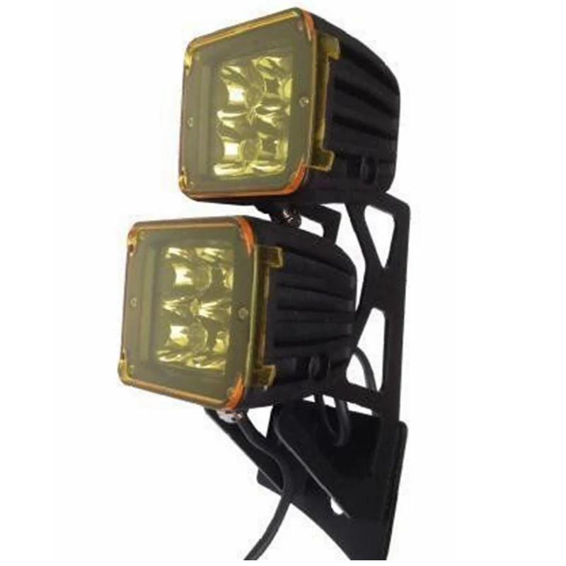 Wxxlan для 2007-2015 Jeep Wrangler JK А-столб двойной светодиодный осветительный кронштейн |