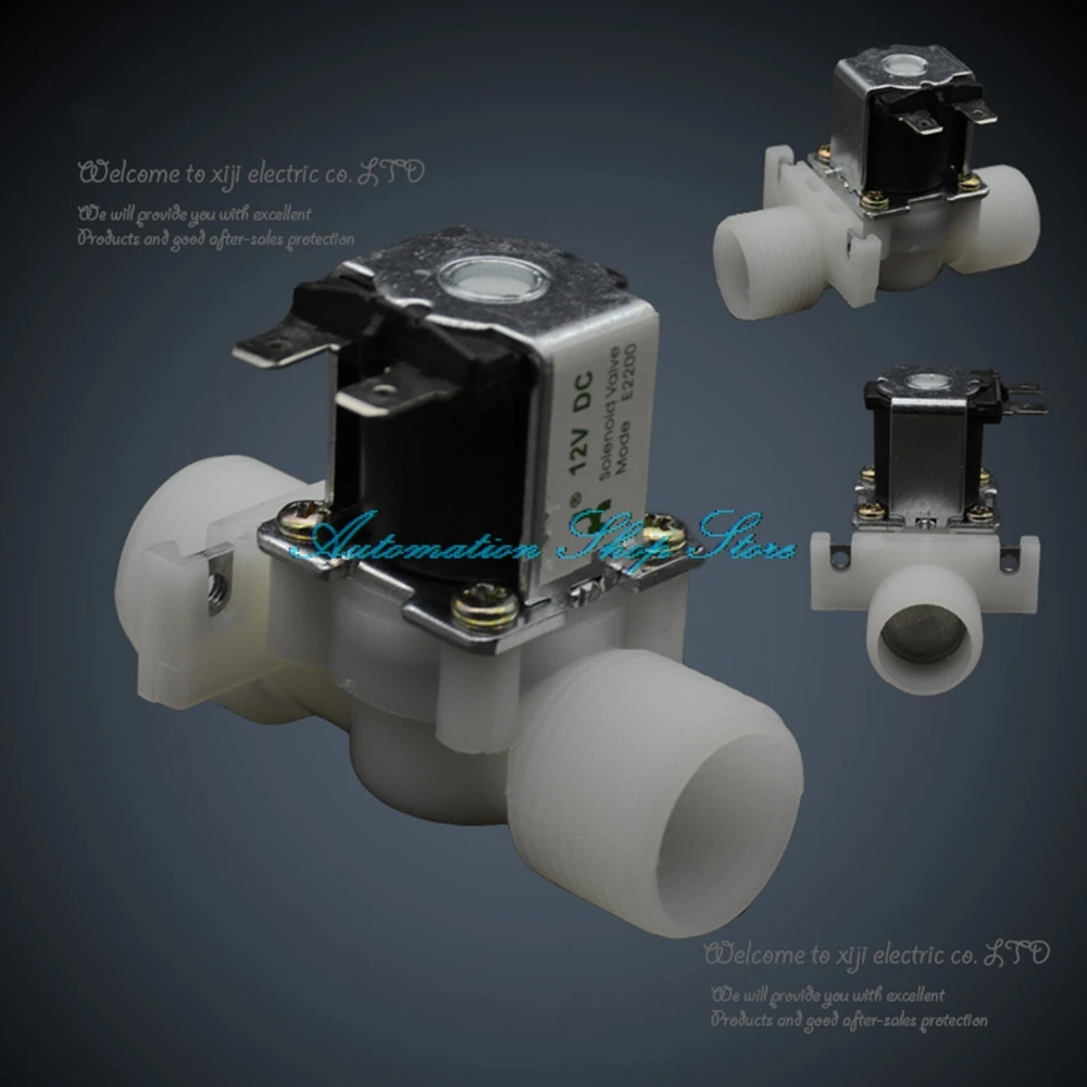 

Plastic solenoid valve 3/4" N/C N/O Water solenoid valve AC220V DC12V DC24