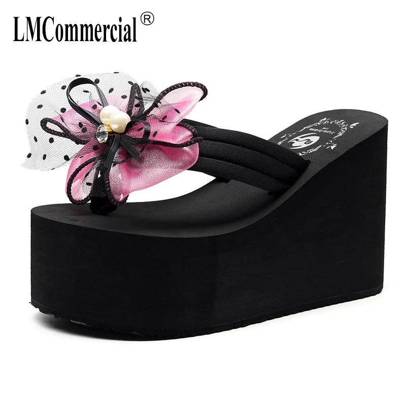 Шлепанцы на высоком каблуке 11 см шлепанцы с бантом бабочкой и крутой тапкой