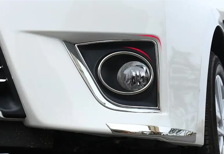 Хромированные Противотуманные фары Крышка лампы для Toyota Corolla 2014 2015 11Gen ALTIS