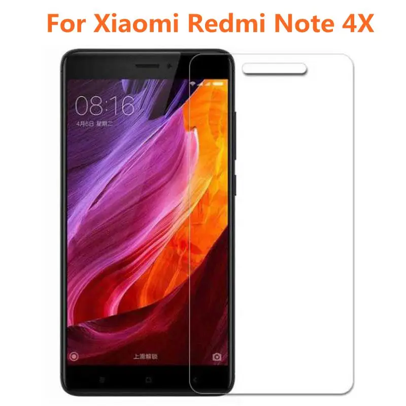 

2PCS 9H Tempered Glass For Xiaomi Redmi Note 4X Screen Protector Toughened protective film For Redmi Note 4X 4 X Glass 5.5 inch