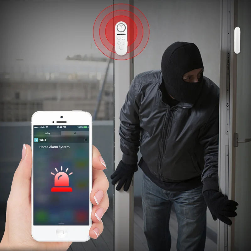 Охранная сигнализация KERUI с Wi Fi 120 дБ 5 шт.|Сенсор и детектор| |